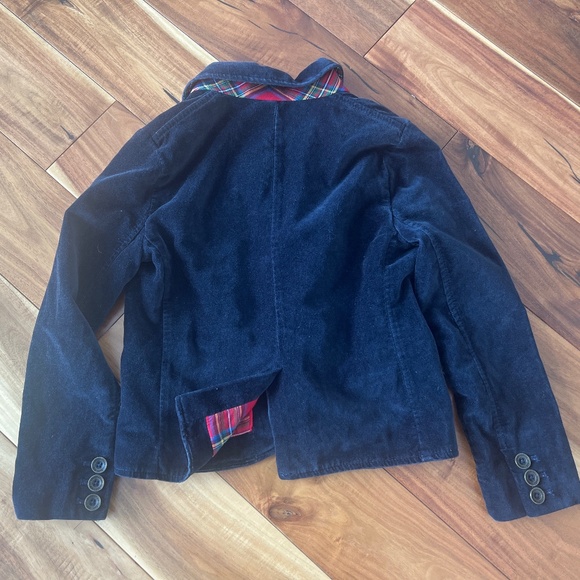 Abercrombie Classic Navy Blue Velvet Blazer/Jacket size M - Picture 2 of 10